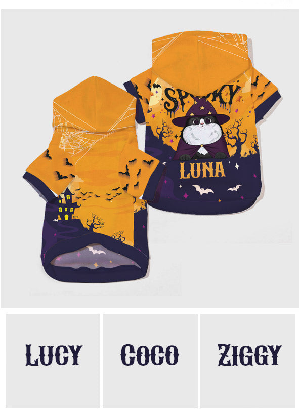 Spooky Dog Cat - Personalized Dog Pet Hoodie