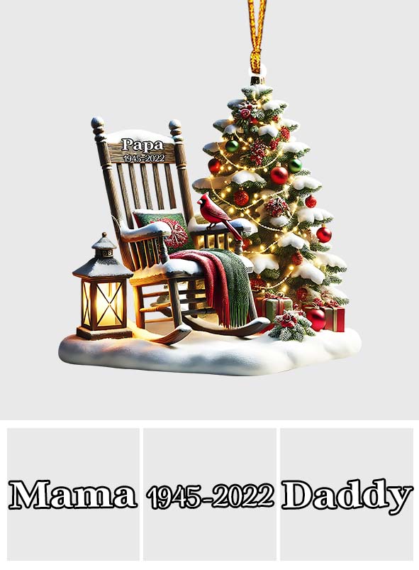 Christmas In Heaven - Personalized Memorial Ornament