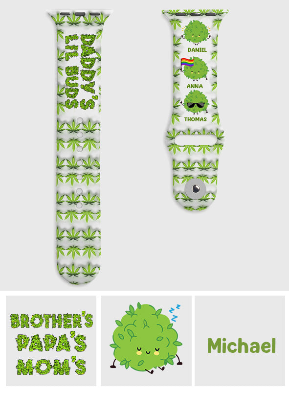 Dopest Dad Ever - Personalized Father Apple Watch Band