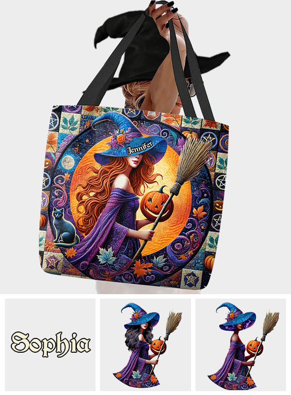 Beautiful Witch - Personalized Witch Tote Bag