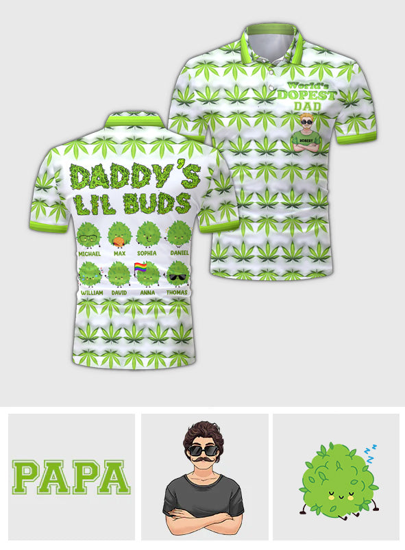 Dopest Dad Ever - Personalized Father Polo Shirt