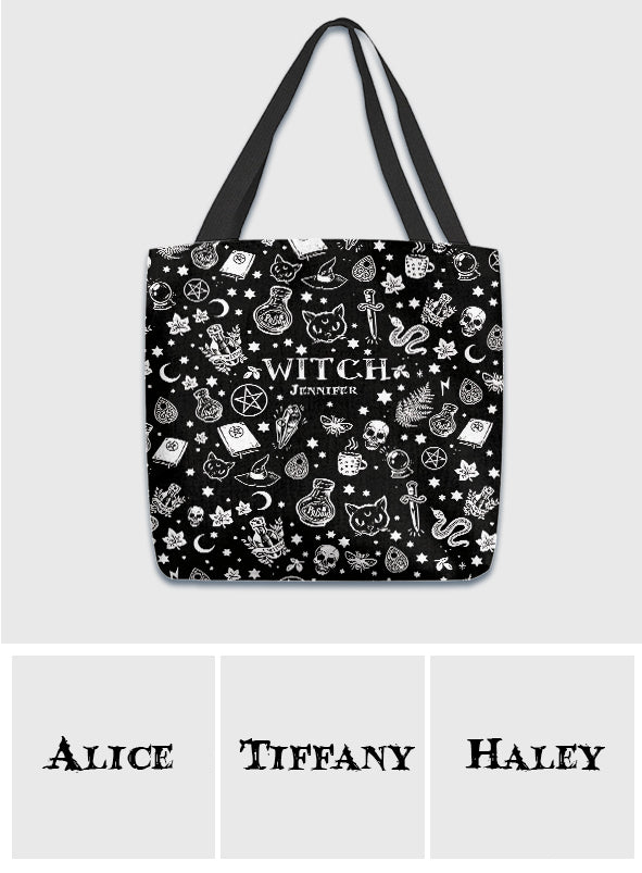 Witch - Personalized Witch Tote Bag
