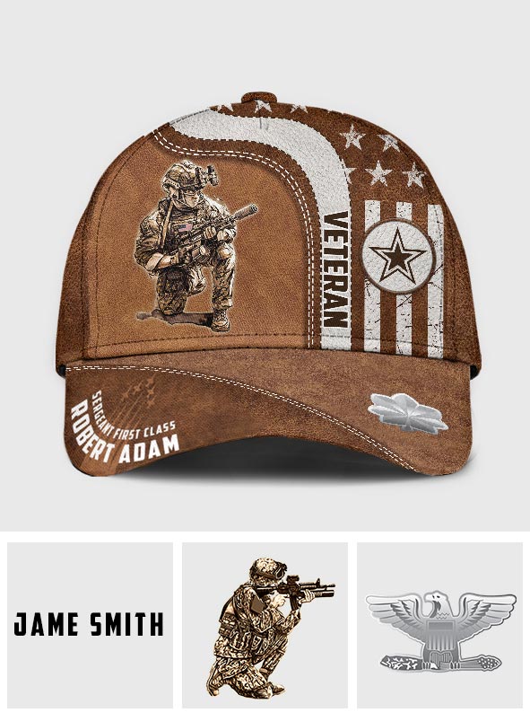 US Military World Tour - Personalized Veteran Classic Cap