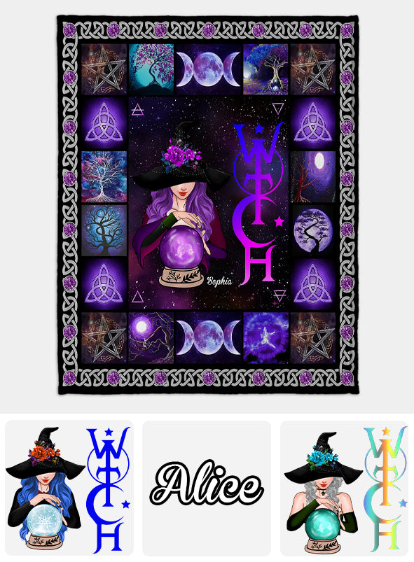 Wicked Witch - Personalized Witch Blanket