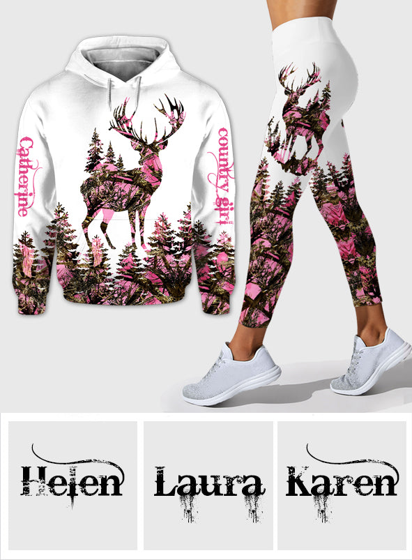 Country Girl - Personalized Hunting Hoodie and Leggings