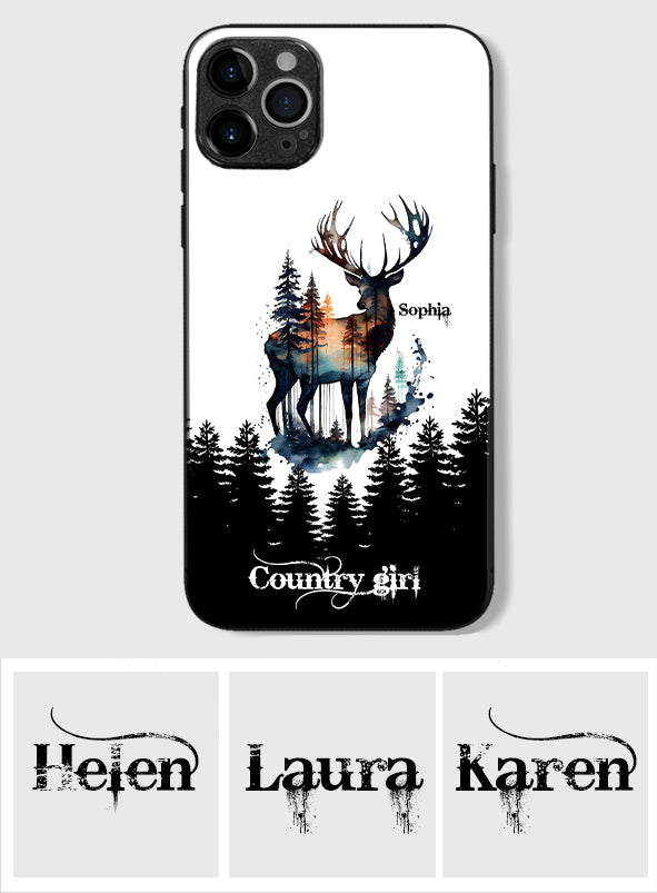 Country Girl - Personalized Hunting Phone Case