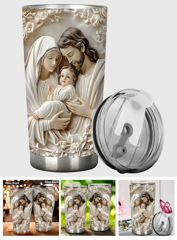 The Holy Family - Christian Tumbler