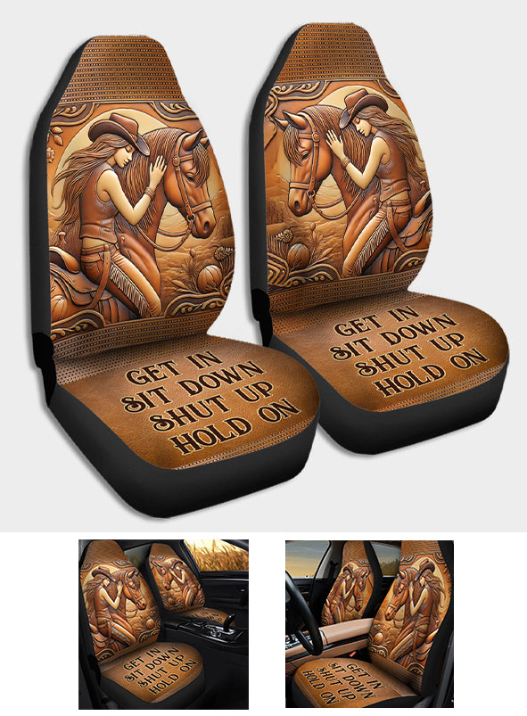 Get In Sit Down - Horse Seat Covers