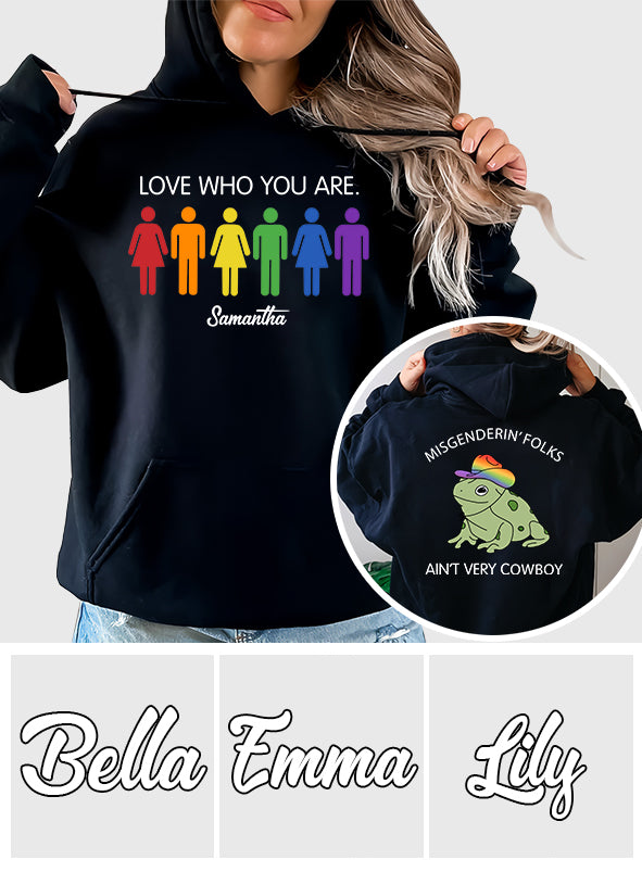 Misgendering Folks Aint Very Cowboy - Personalized LGBT Support All Over Shirt