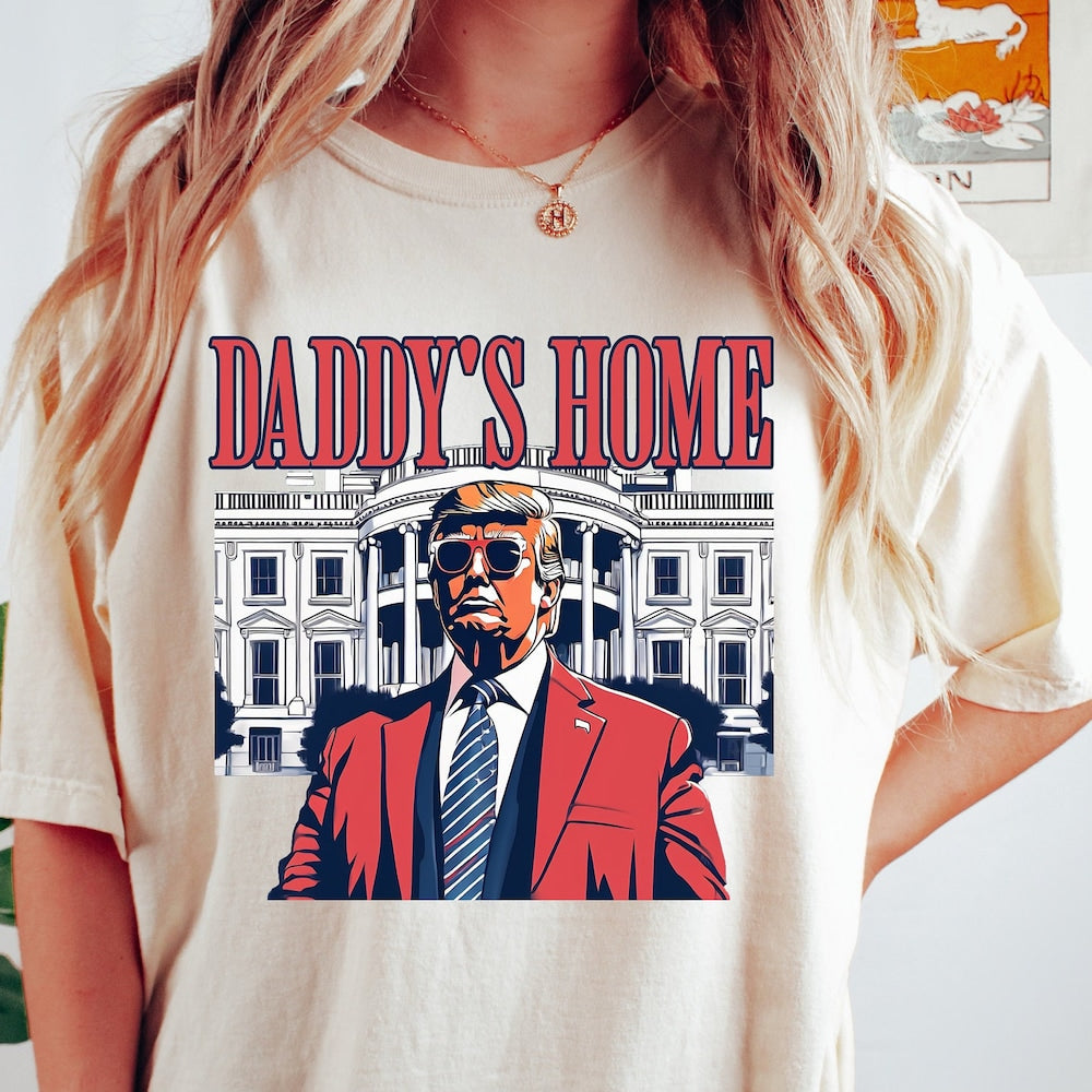 Daddys Home Shirt, White House Trump 2024 Shirt Get Losers, 4th of July Shirt, Trump Sweatshirt, Republican Sweatshirt, Political Sweatshirt T-shirt & Hoodie