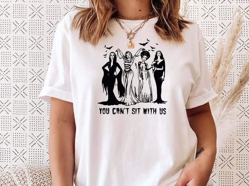 You Can't Sit With Us - Halloween Halloween T-shirt & Hoodie 0924