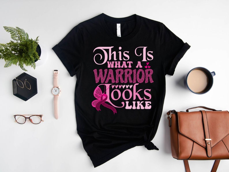 This Is What A Warrior Looks Like Breast Cancer Warrior Shirt Breast Cancer Awareness T-shirt & Hoodie 0924