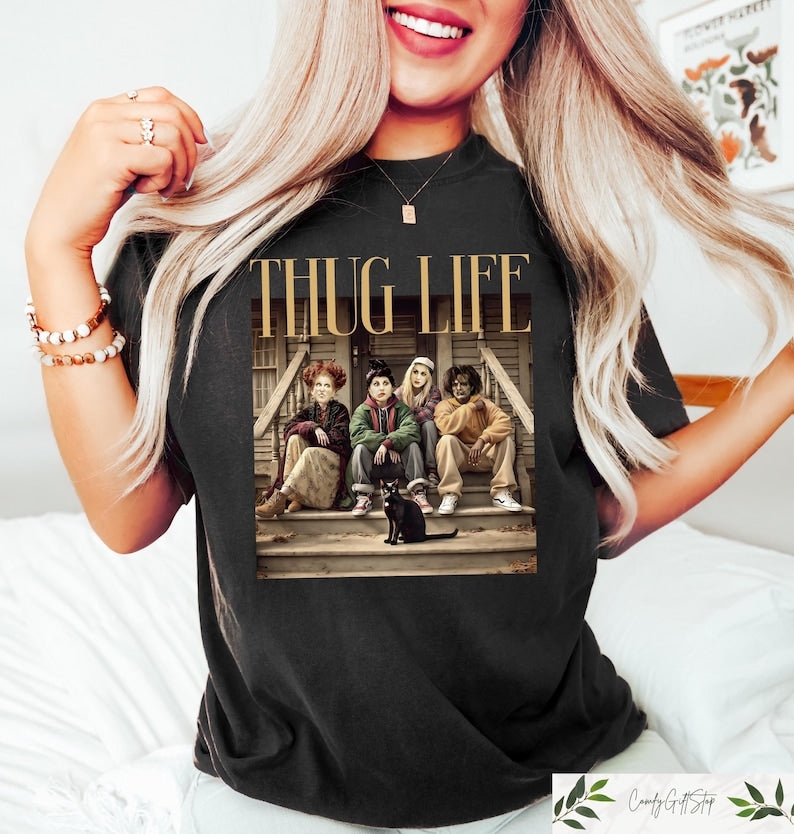 Thug Life Halloween Bad Witches Halloween T-shirt & Hoodie 0924