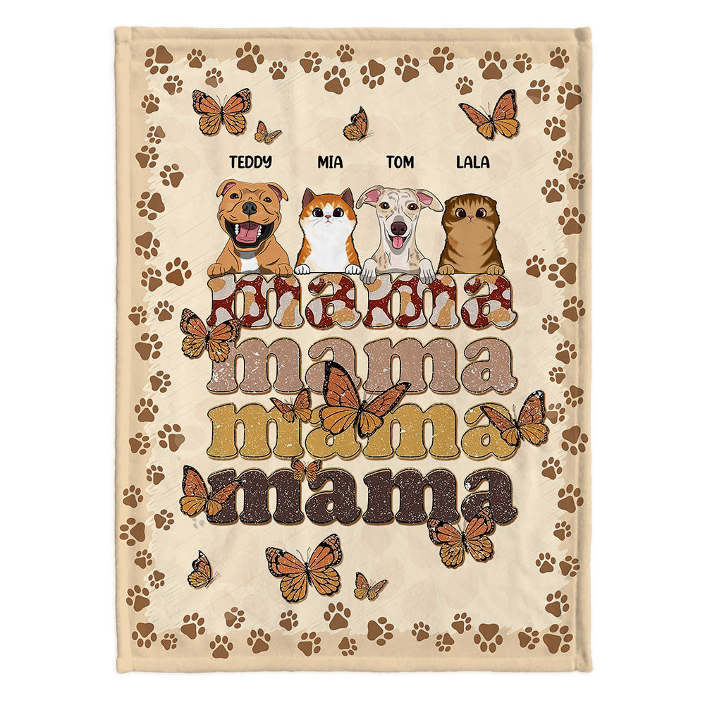 Best Mama Ever - Personalized Mother's day Dog Blanket
