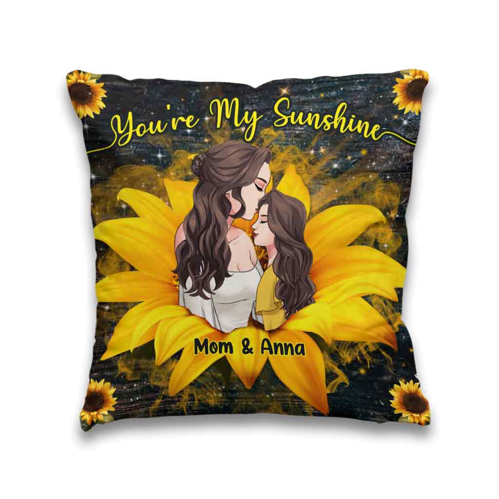 You're My Sunshine - Personalized Mother's Day Mother Throw Pillow