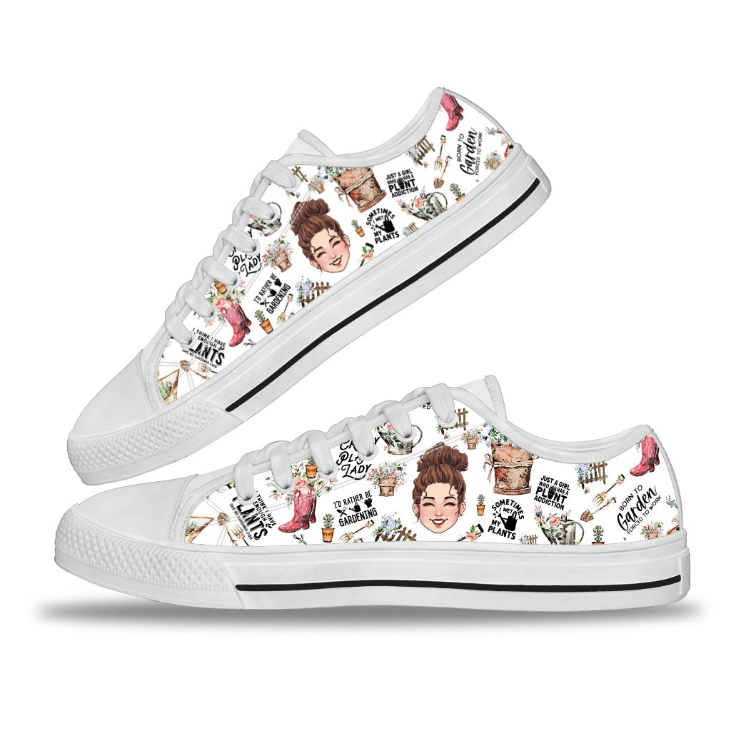 I Did Gardening Since Birth - Personalized Gardening Low Top Shoes