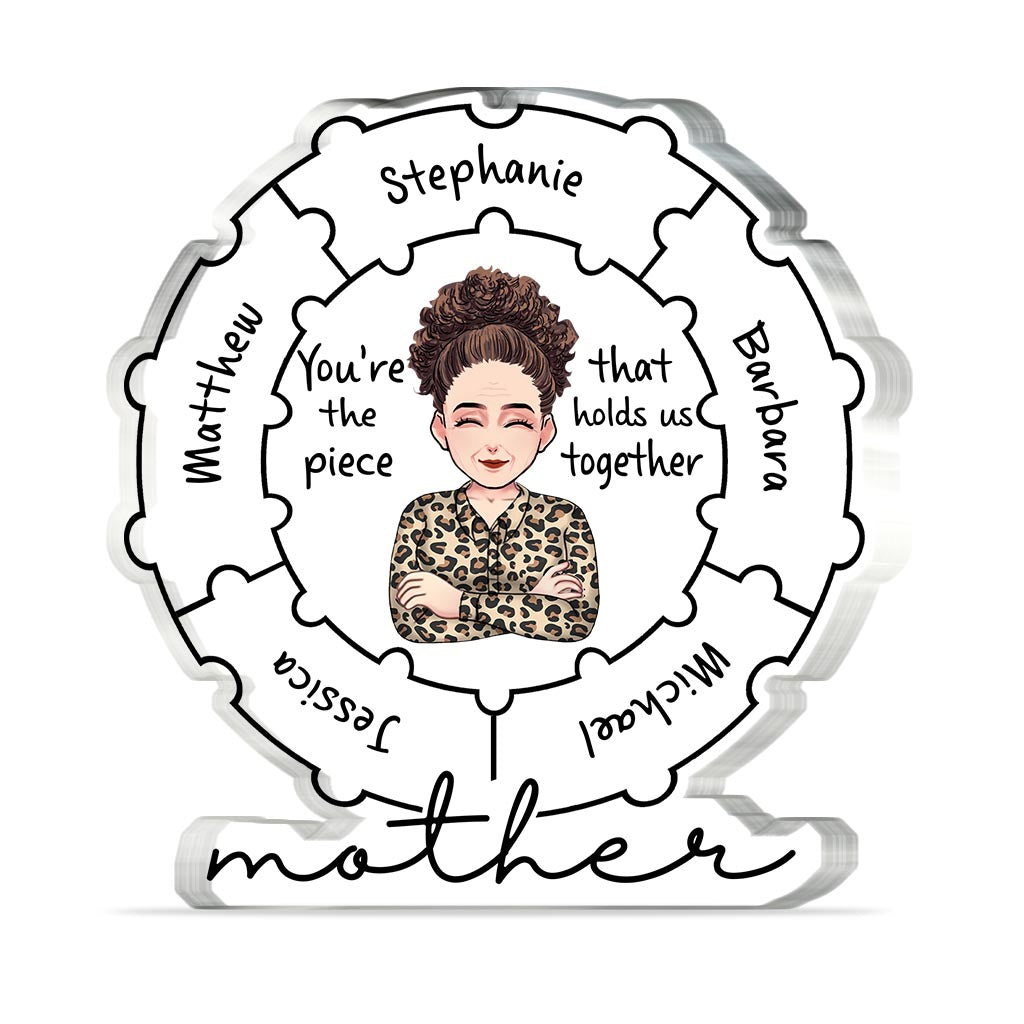 Mom Qualities - Personalized Mother's Day Mother Custom Shaped Acrylic Plaque