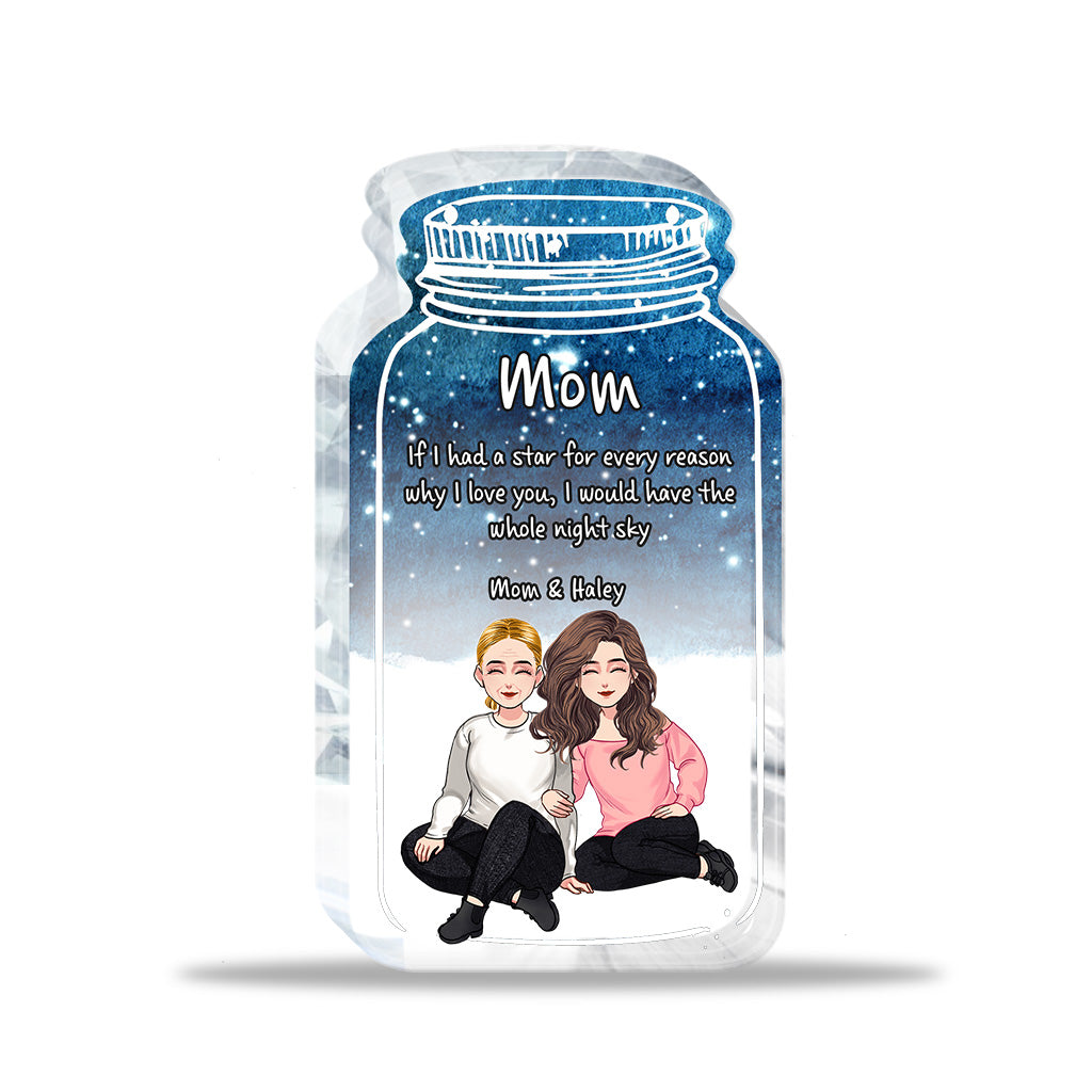 If I Had A Star - Personalized Mother's Day Mother Custom Shaped Acrylic Plaque