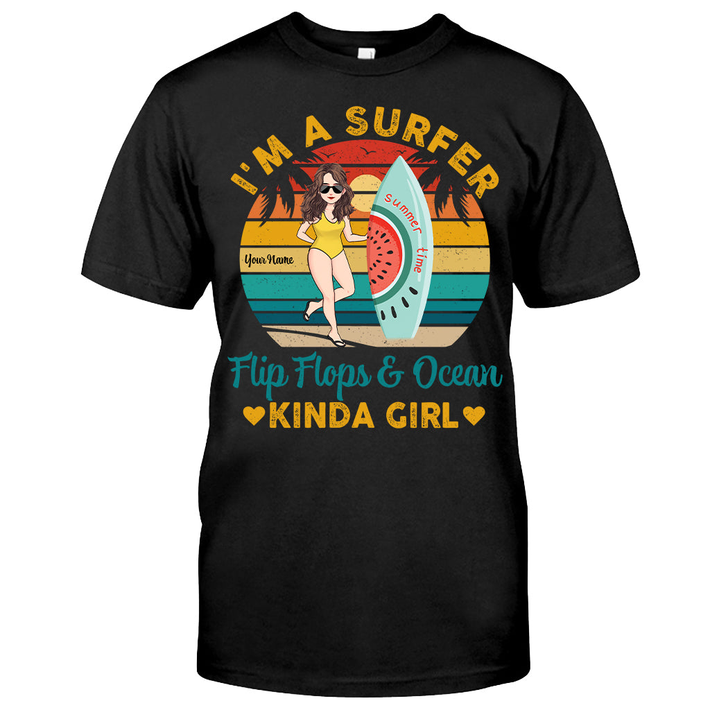 I'm A Flip Flops - Personalized Surfing T-shirt and Hoodie