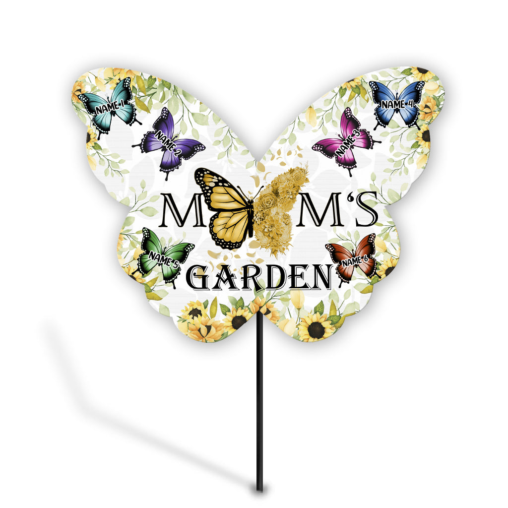 Mom's Garden - Personalized Gardening Metal Garden Art