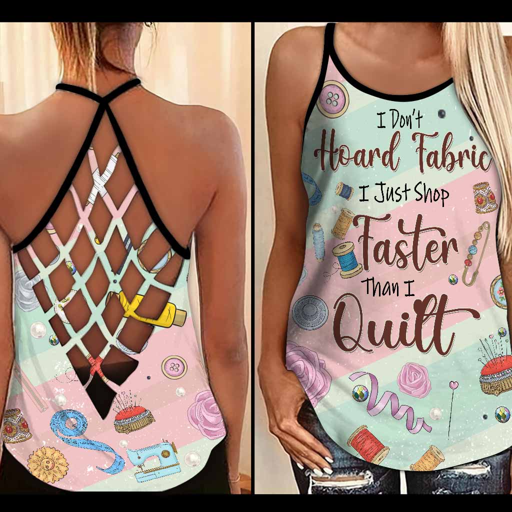 I Don't Hoard Fabric - Sewing Cross Tank Top