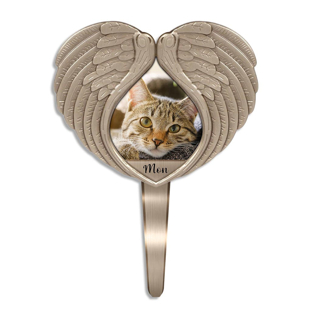 Don't Cry For Me - Personalized Christmas Cat Acrylic Plaque Stake (Printed On 1 Side)