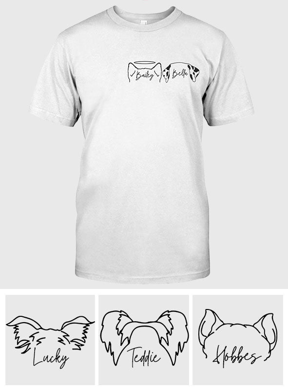 Dog Mom - Personalized Dog T-shirt and Hoodie