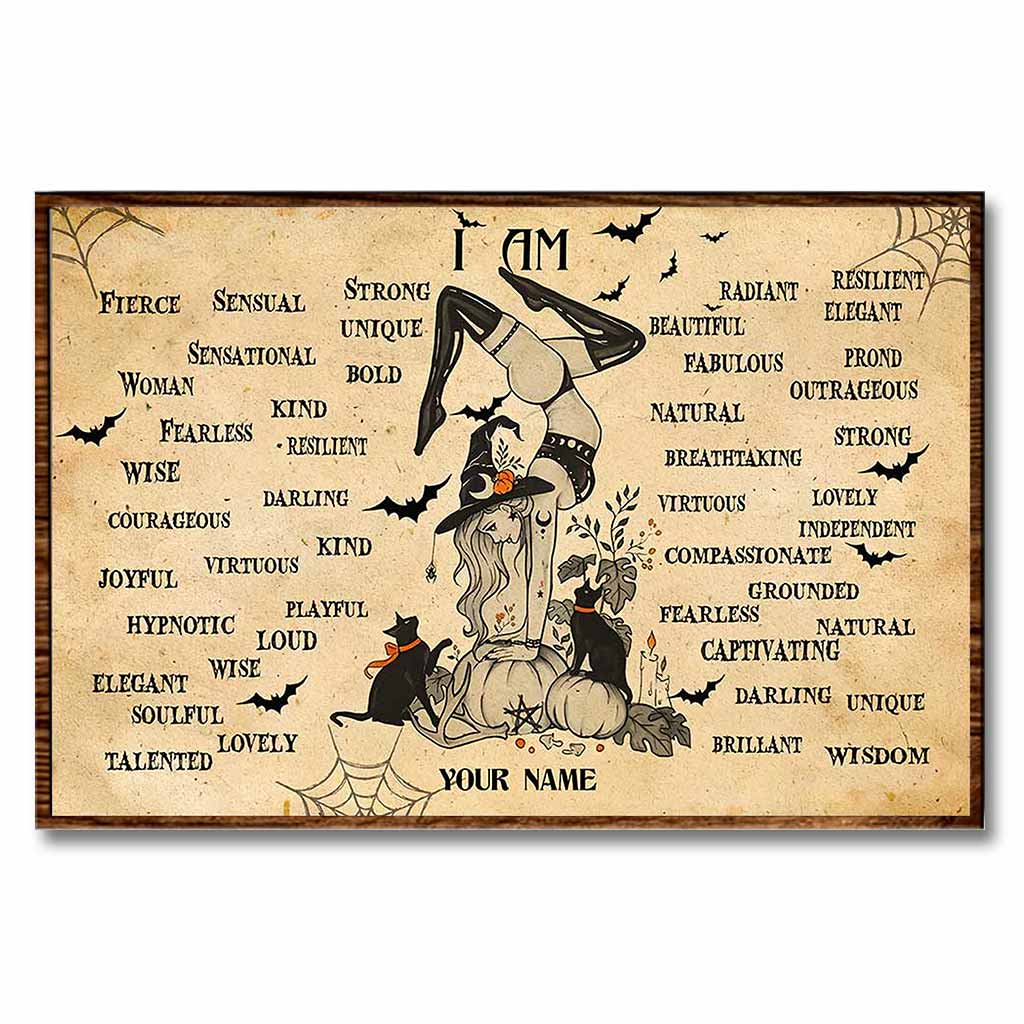 I Am A Witch Personalized Poster