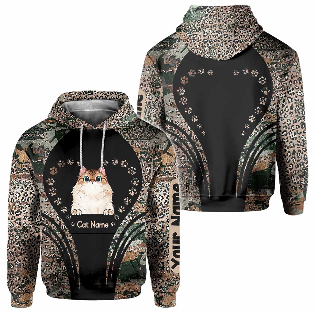 Love Cats - Personalized All Over T-shirt and Hoodie