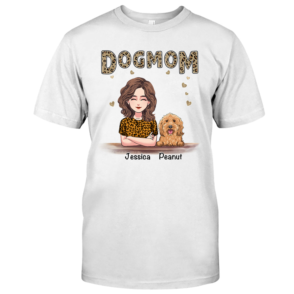 Dog Mom - Personalized Mother's day Dog T-shirt and Hoodie