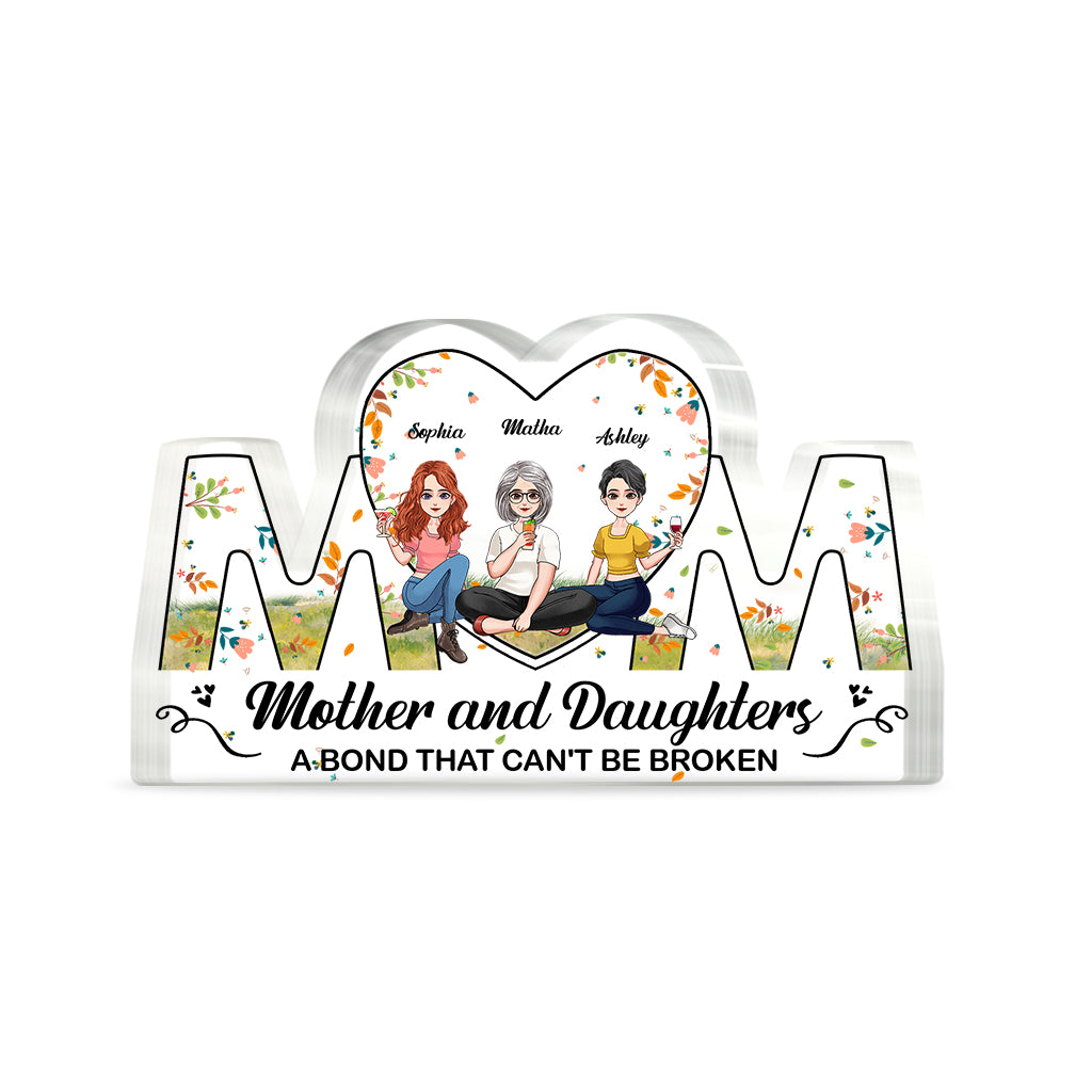 Mother and Children - Personalized Mother's Day Mother Custom Shaped Acrylic Plaque