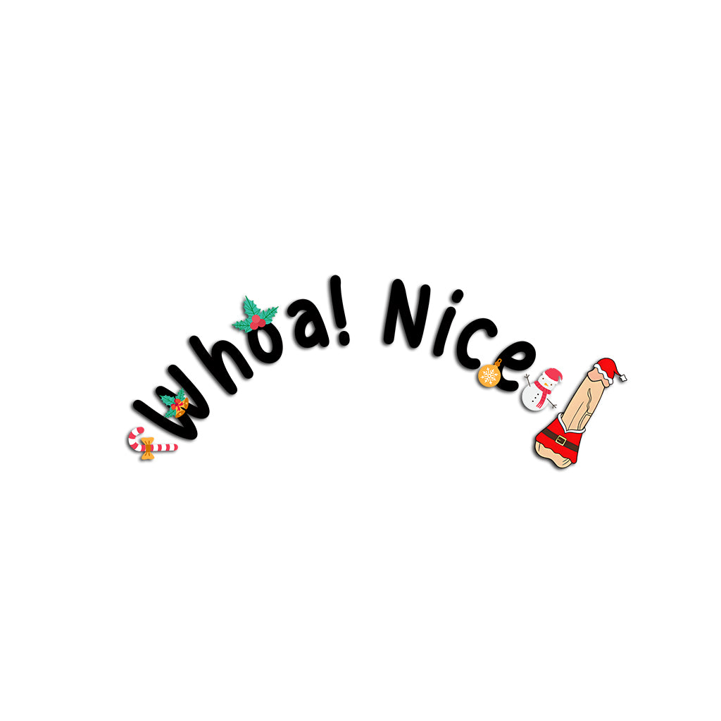 Whoa! Nice P - Personalized Couple Decal Die Cut