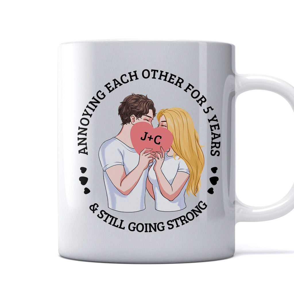 Annoying Each Other For Years And Still Going Strong - Personalized Couple Mug