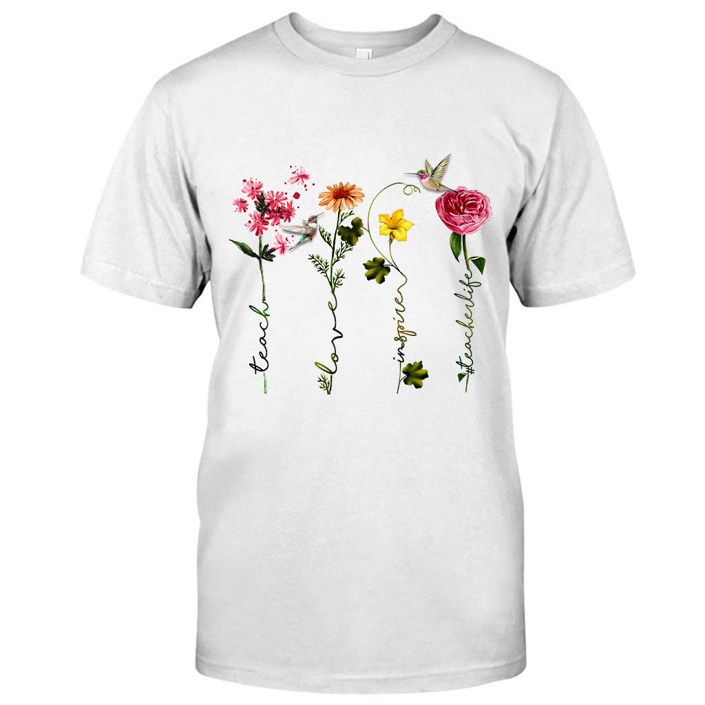 Teach Love Inspire - Personalized Teacher T-shirt and Hoodie