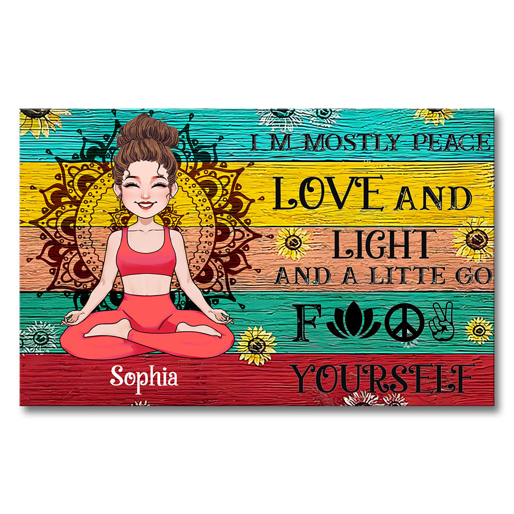 I Am - Personalized Yoga Canvas And Poster