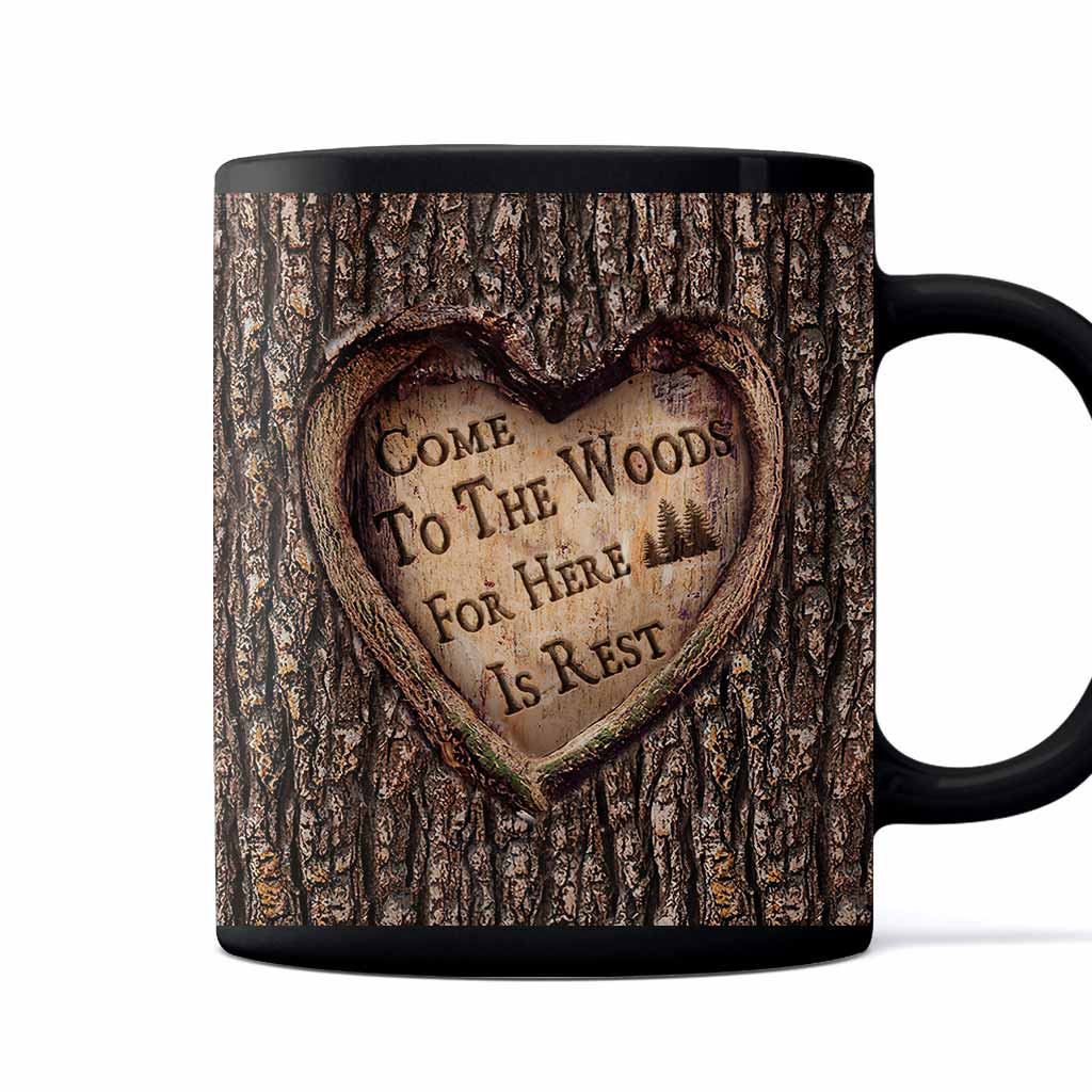 Come To The Woods For Here Is Rest - Camping Mug