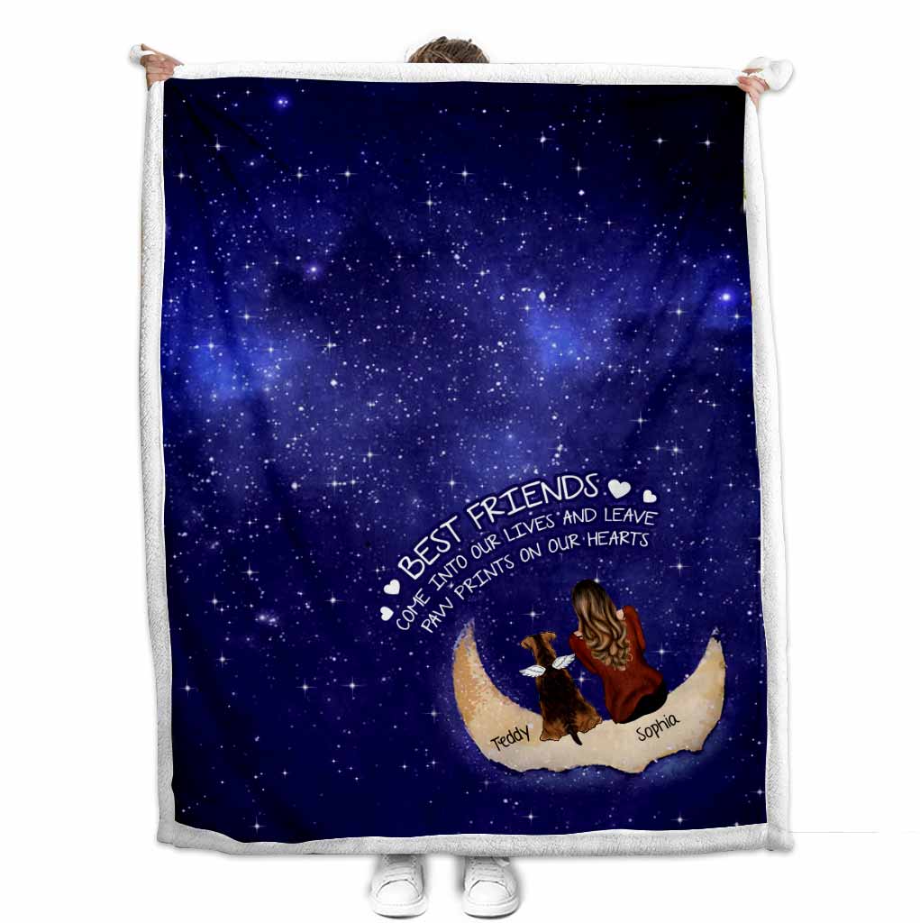 Forever In Our My Heart - Personalized Dog Blanket