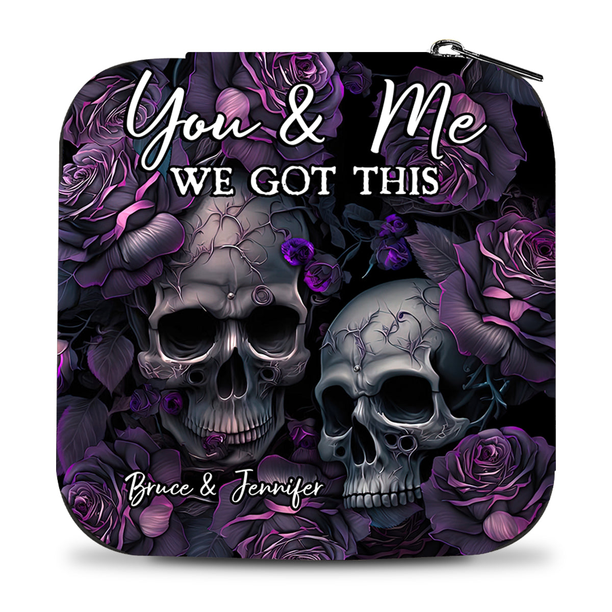 You & Me We Got This - Personalized Skull Jewelry Box