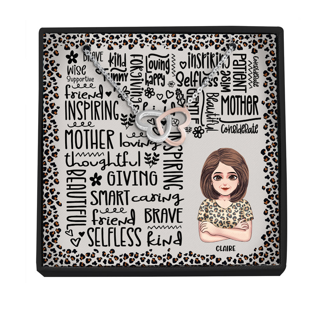 Mom You Are Beautiful - Personalized Mother Necklace