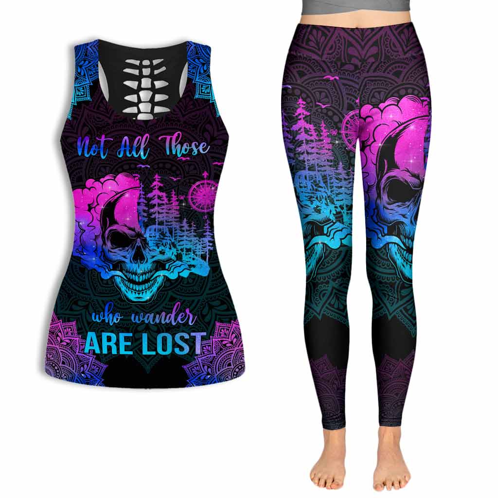 Into The Forest I Go - Hiking Hollow Tank Top and Leggings
