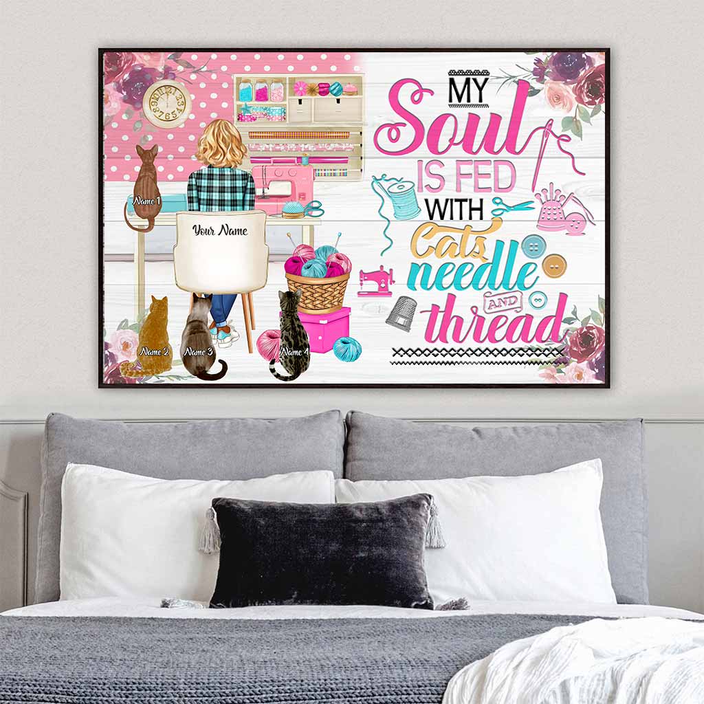 My Soul Is Fed - Sewing Personalized Poster