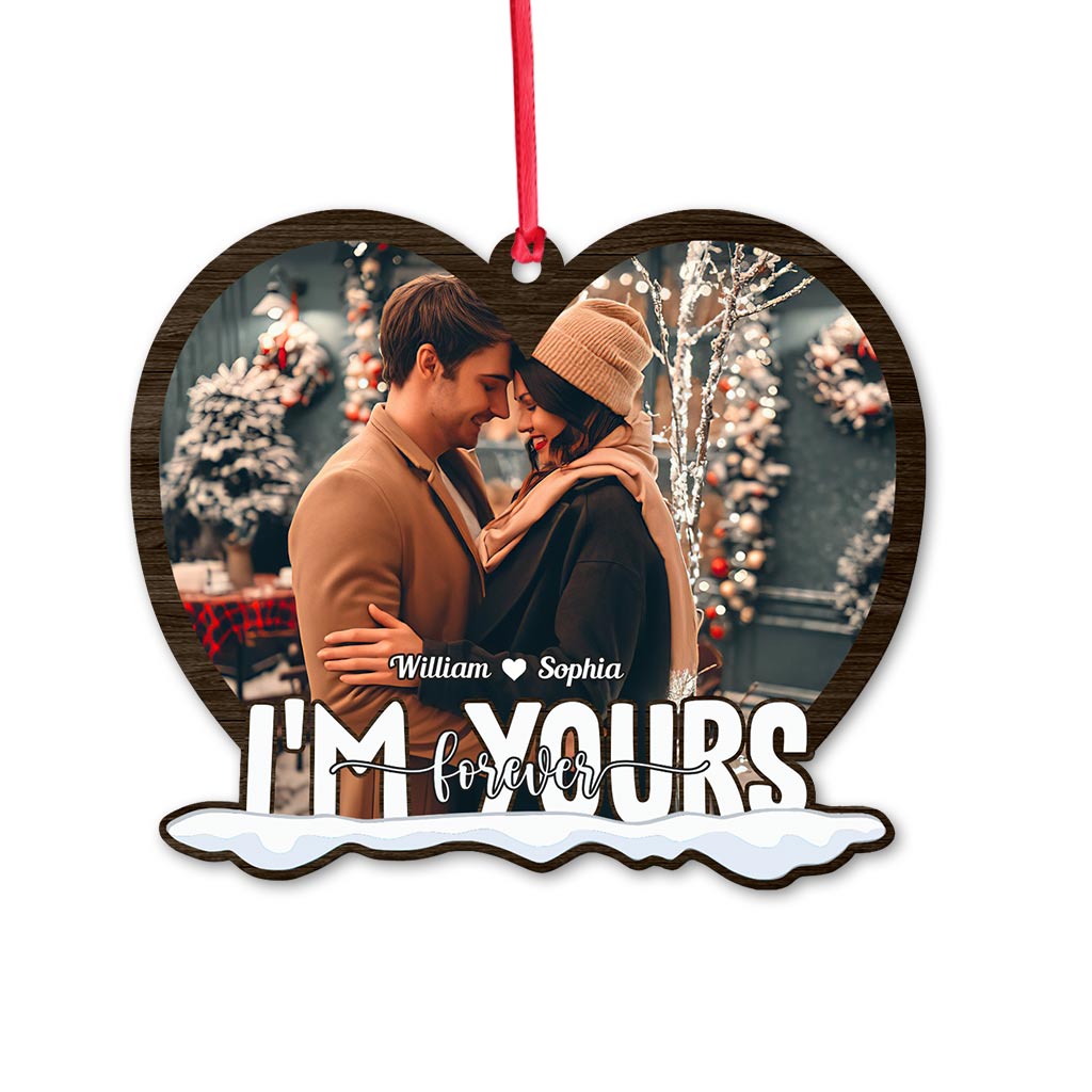 I'm Yours Forever - Christmas Personalized Couple Ornament