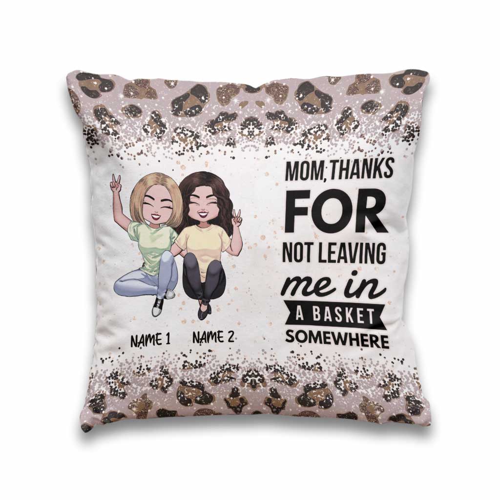 You Are The Mom - Personalized Mother's Day Throw Pillow
