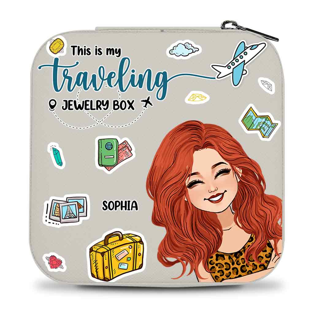 My Traveling Jewelry Box - Personalized Travelling Jewelry Box