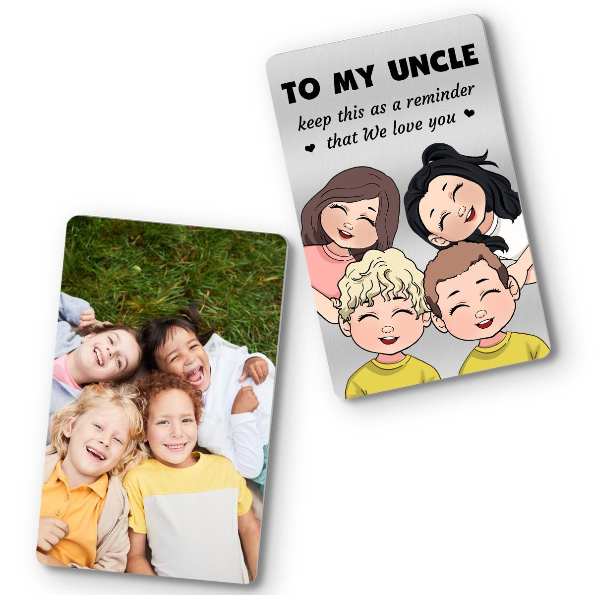 Keep This As A Reminder - Gift for dad, grandma, grandpa, mom, uncle, aunt, brother, sister - Personalized Wallet Insert Card
