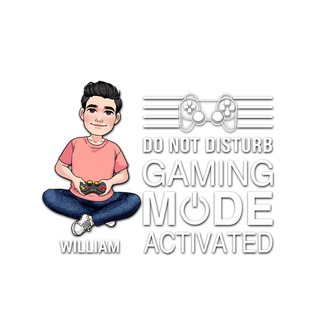 Do Not Disturb - Personalized Video Game Decal Full