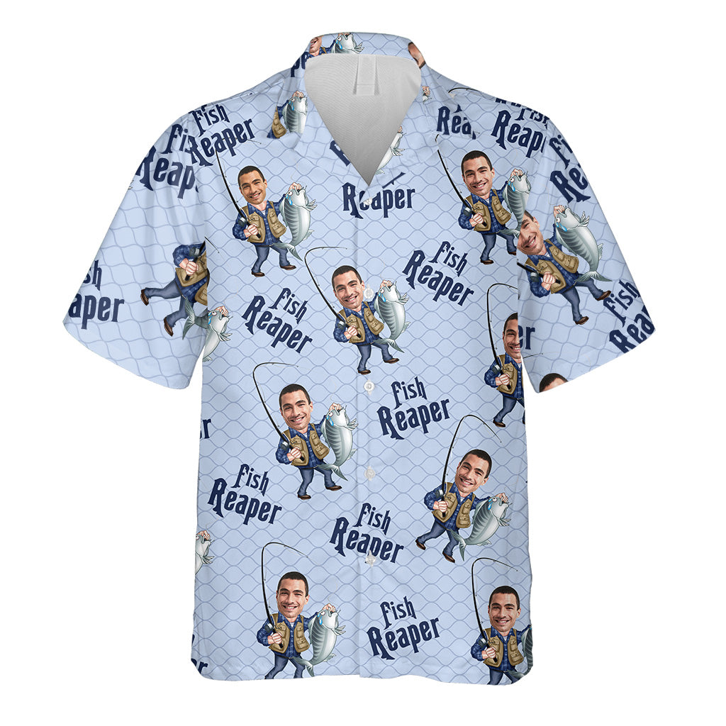 Fish Reaper - Personalized Fishing Hawaiian Shirt