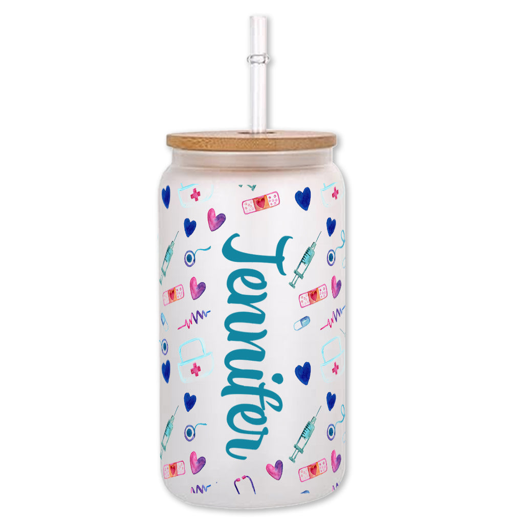 Nurse Life - Personalized Nurse Can Glass