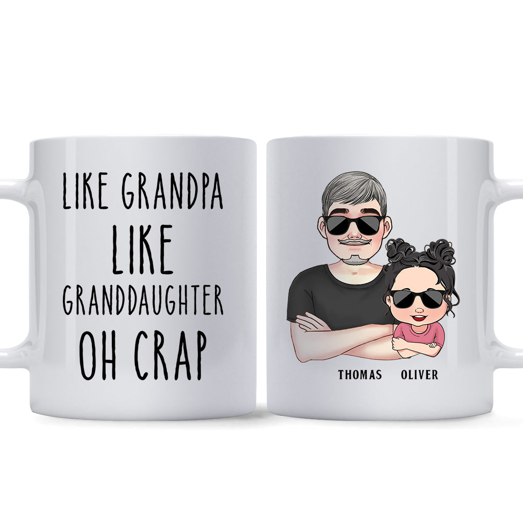Like Father Like Son - Gift for dad, dad, son - Personalized Mug