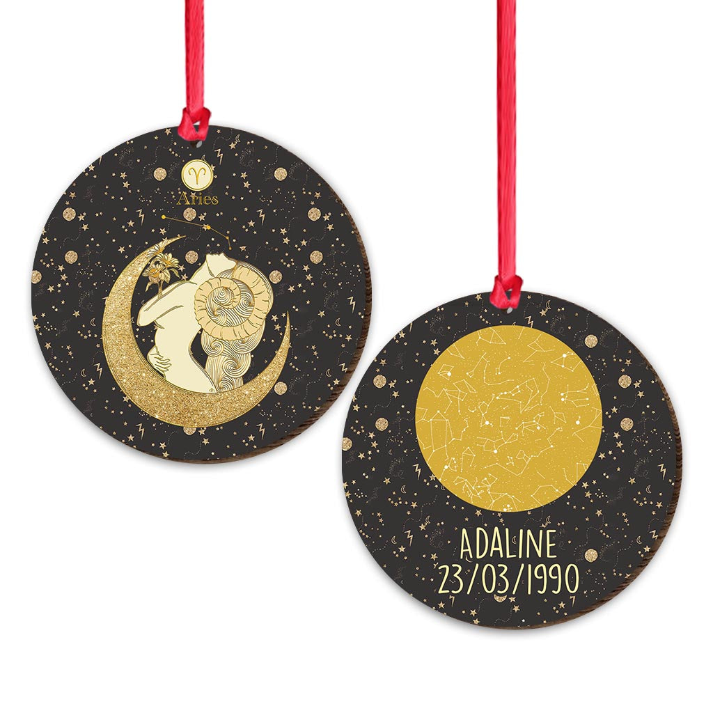 Zodiac Sign - Personalized Horoscope Ornament